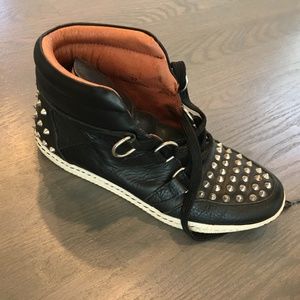 Sandro Studded Sneakers